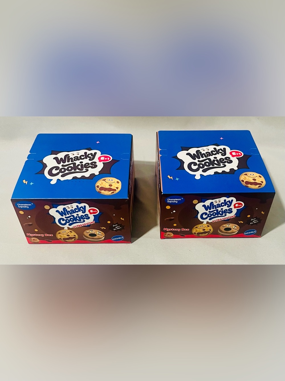 2 Pack Large Whacky Cookies Mystery Squishy